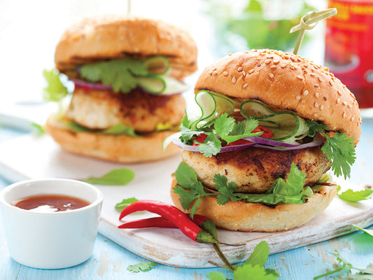 Chicken Cheese Burger (2pcs)