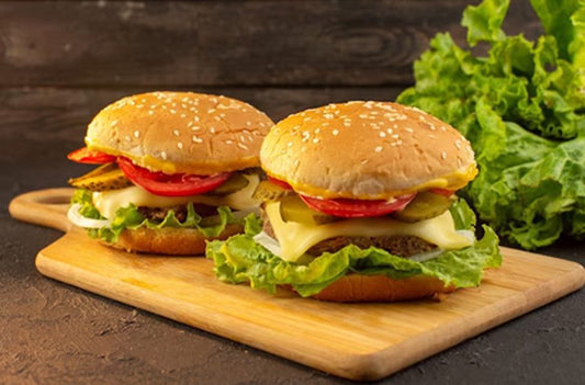 Veg Cheese Burger (2pcs)