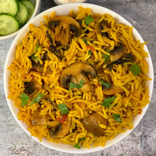 Mushroom Biriyani Special
