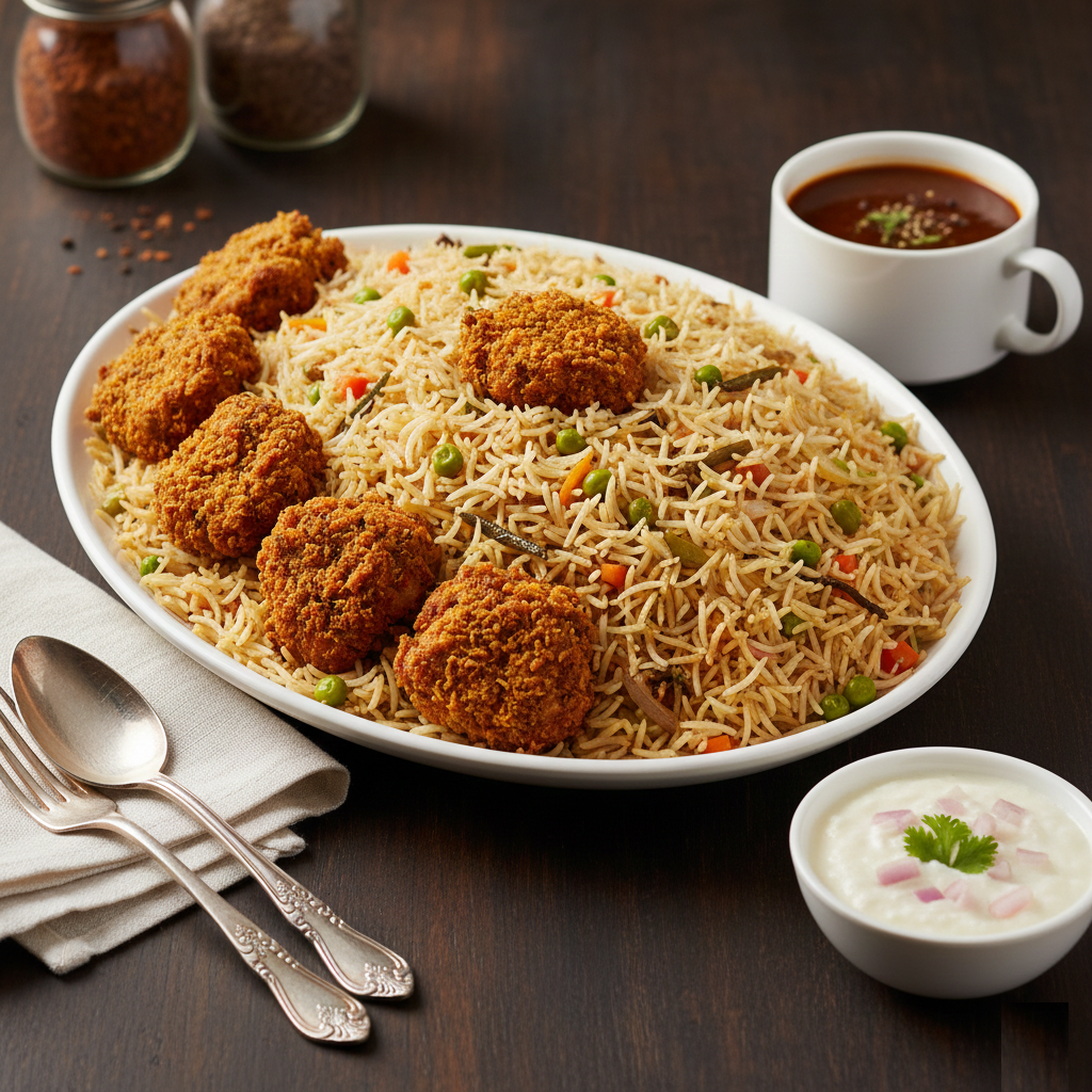Pulao Chicken Pakoda
